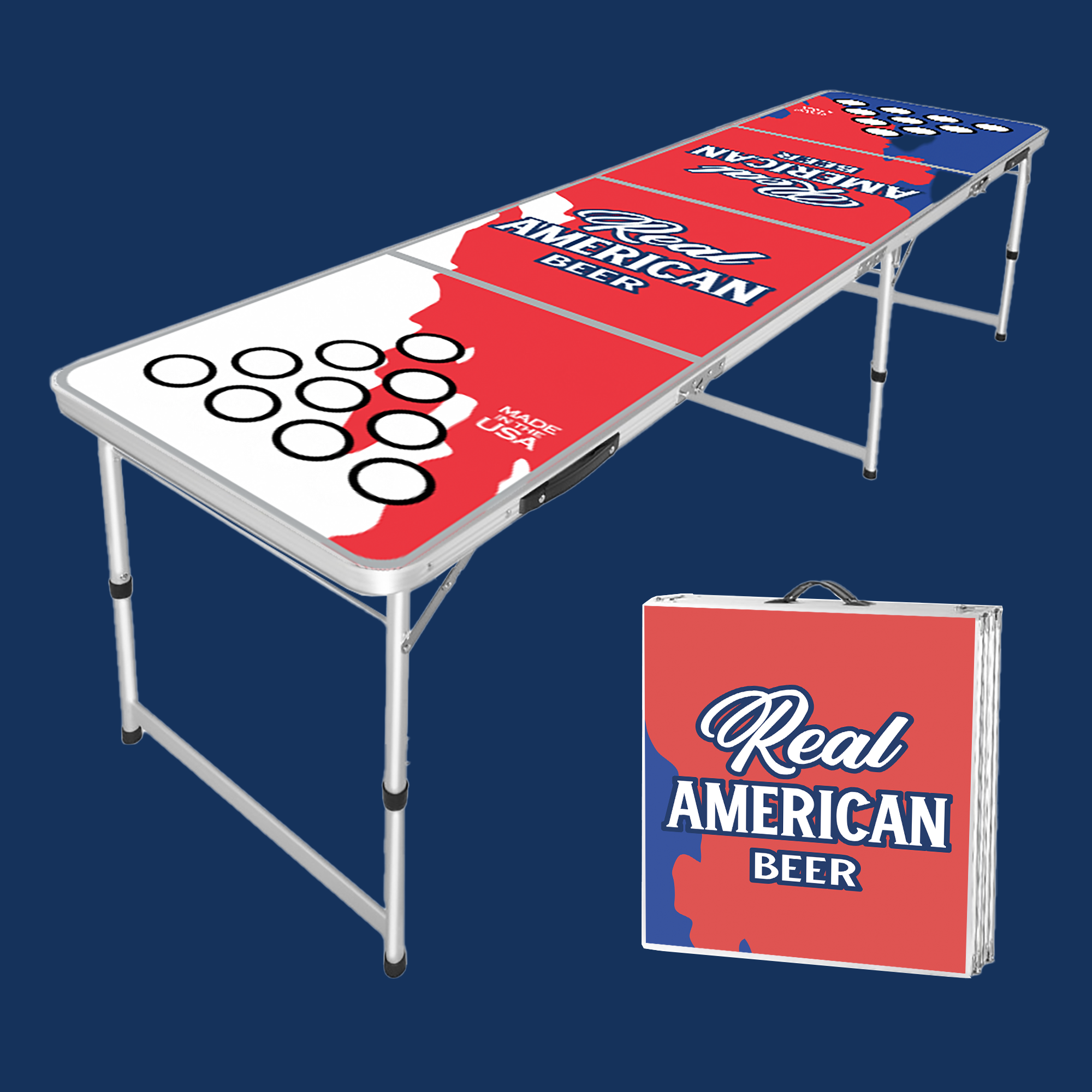 Real American Folding Pong Table